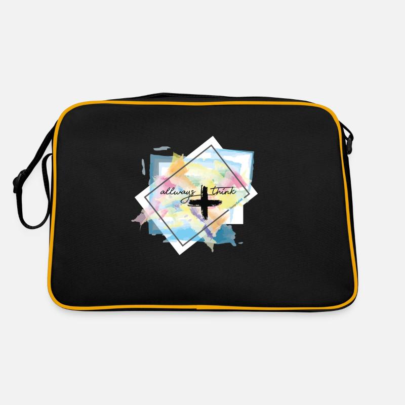 think positive Retro Tasche