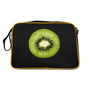 Kiwi - Sac Retro - noir/or - Dos