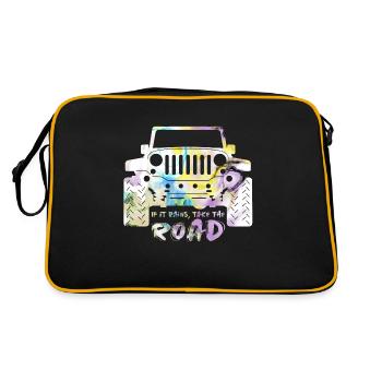 Jeep - Sac Retro - noir/or - Dos