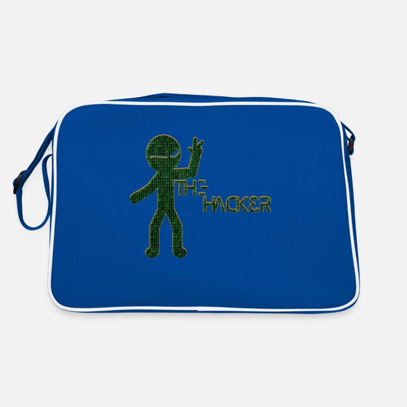 Hacker-Symbole Retro Tasche