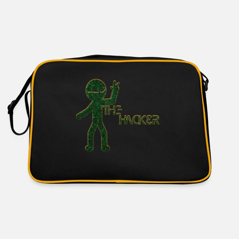 Hacker-Symbole Retro Tasche