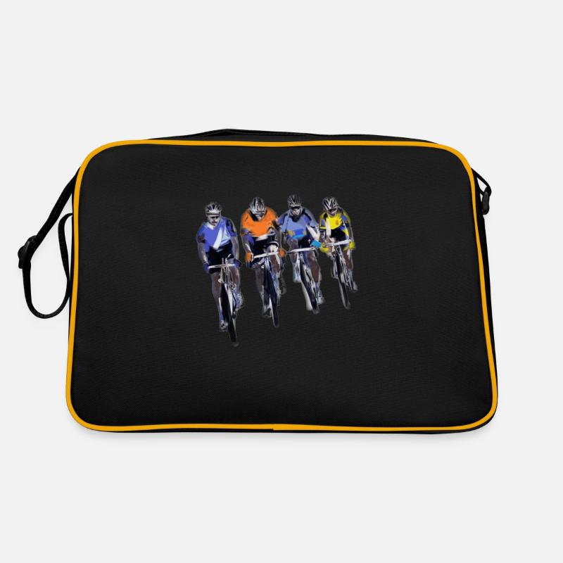 Cyclists - Retro Bag - black/gold