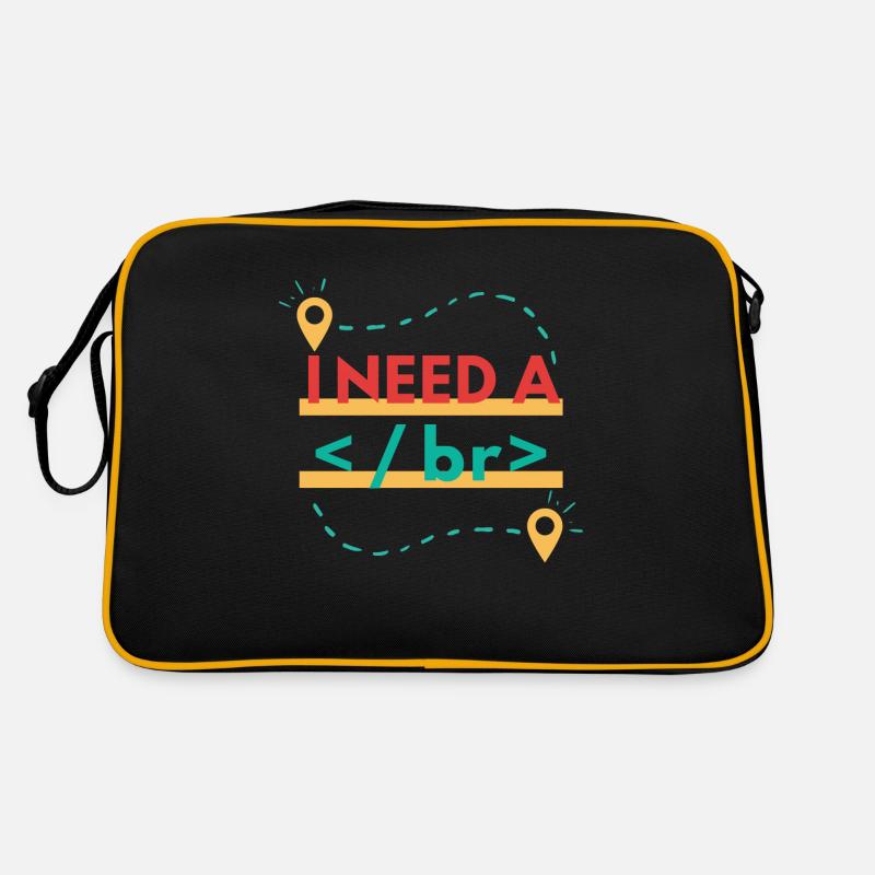 I Need a br - Pause Retro Tasche