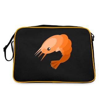 crevette - Sac Retro - noir/or - Dos