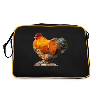Poule - Sac Retro - noir/or - Dos
