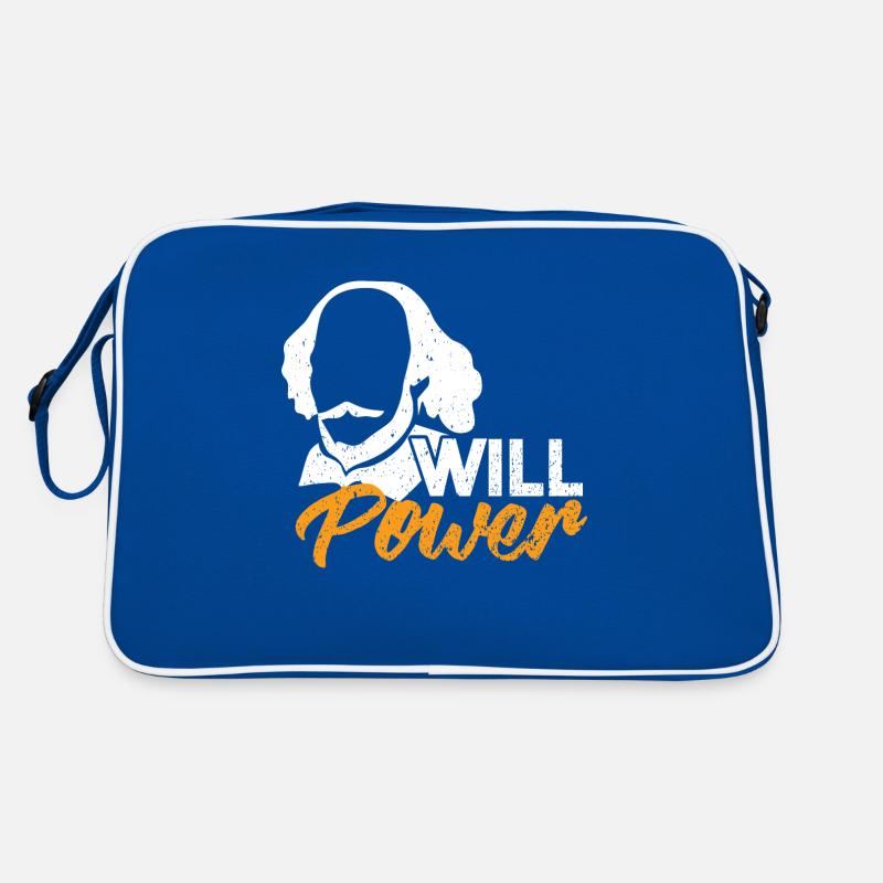 Will Power Geschenk für Theaterlehrer oder Nerd Retro Tasche