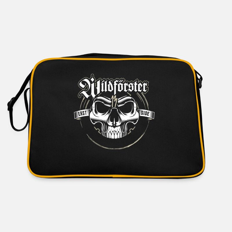 Wildförster - Retro Tasche - Schwarz/Gold
