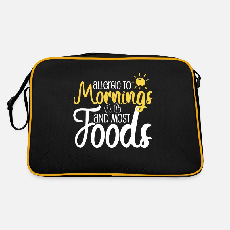 Have Food Allergies Please Aks Before Feeding Retro Bag