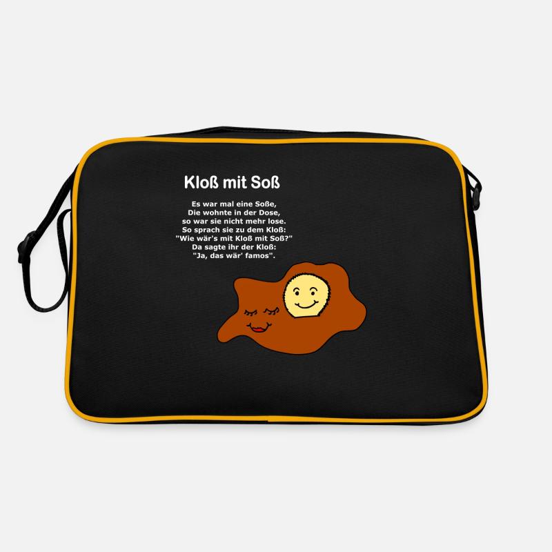 Kloß mit Soß Retro Tasche
