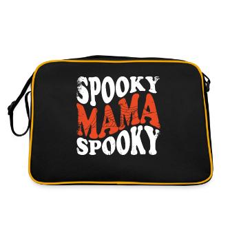 Spooky Mama Retro Halloween Ghost Witchy Spooky - Sac Retro - noir/or - Dos