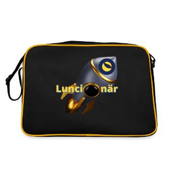 Fusée Luncionär - Sac Retro - noir/or - Dos