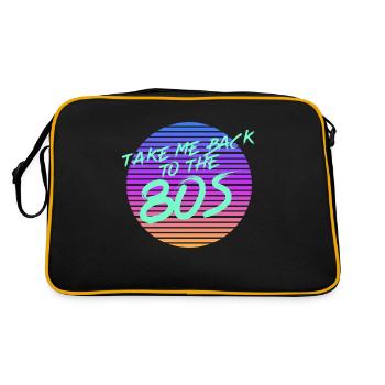 Back in the 80s - Retro Bag - black/gold - Back