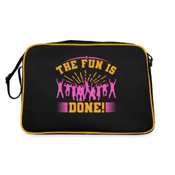 LE PLAISIR EST FAIT 2 - Sac Retro - noir/or - Dos