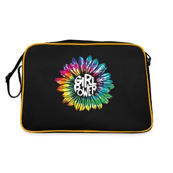 Le pouvoir des filles - Sac Retro - noir/or - Dos