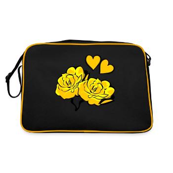 Roses - Sac Retro - noir/or - Dos