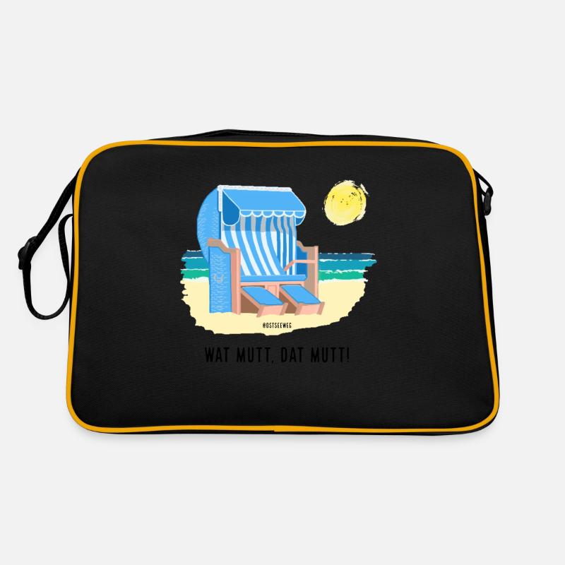 Wat mutt, dat mutt! Retro Tasche