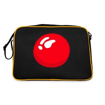 Red Nose Template - Retro Bag - black/gold - Back