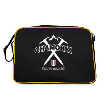 Chamonix Mont Blanc | Mountaineering | Climbing - Retro Bag - black/gold - Back