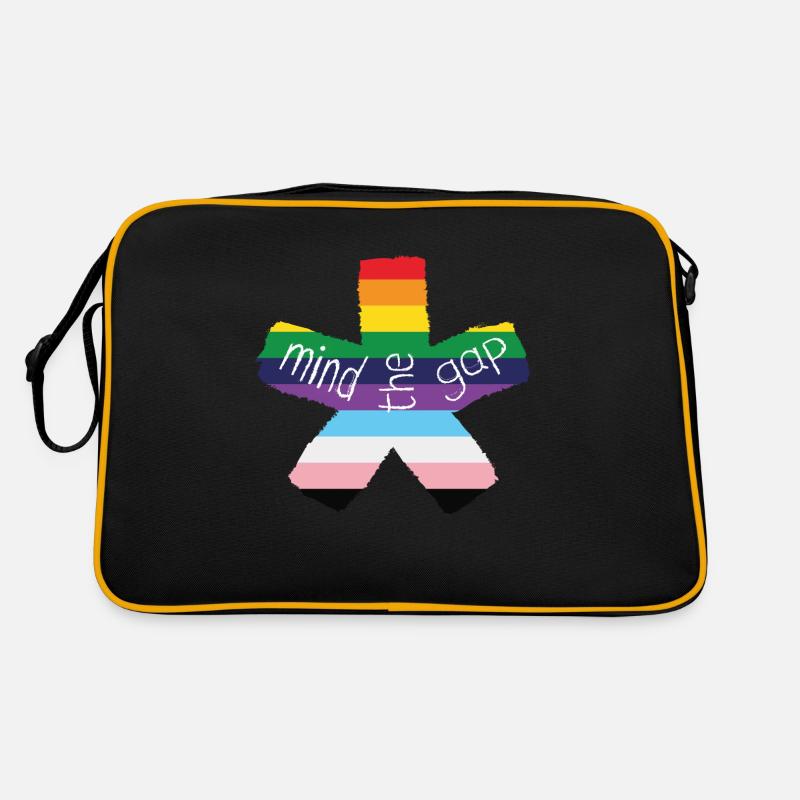 blockedTitle - Retro Tasche - Schwarz/Gold