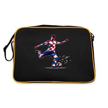 Football Croatie - Sac Retro - noir/or - Dos