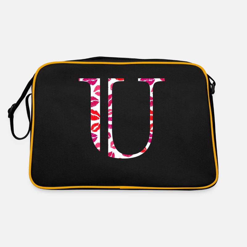 Lettre u bisous Retro Bag