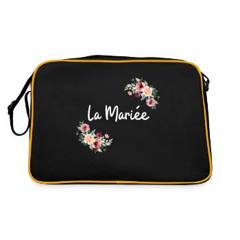 The Bride Flowers - Retro Bag - black/gold - Back
