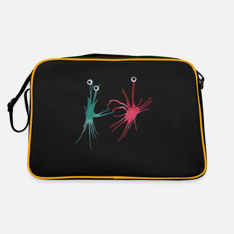 Les amis de MonstRumm n°1 - Sac Retro - noir/or