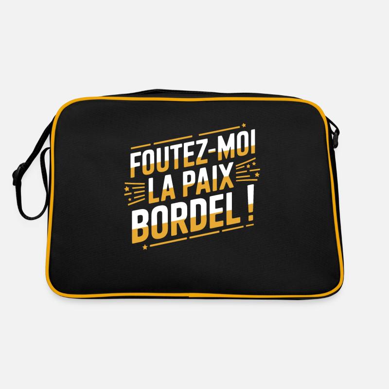 Foutez-moi la paix bordel! Sac Retro