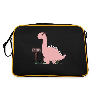 Dino Hanna - Sac Retro - noir/or - Dos