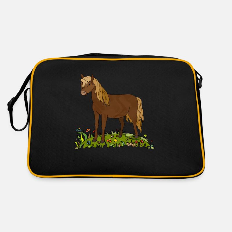 Pferd Retro Tasche
