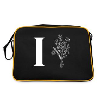 Lette i fleurs minimalistes - Sac Retro - noir/or - Dos