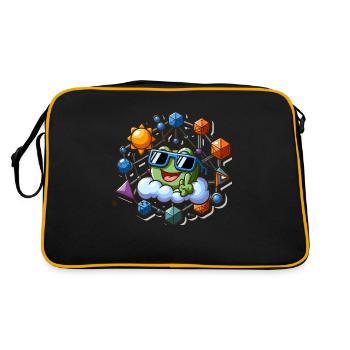 Math Game - Retro Bag - black/gold - Back