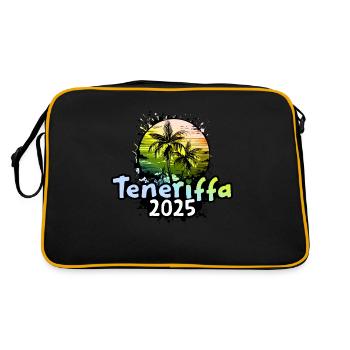 Ténérife 2025 - Sac Retro - noir/or - Dos