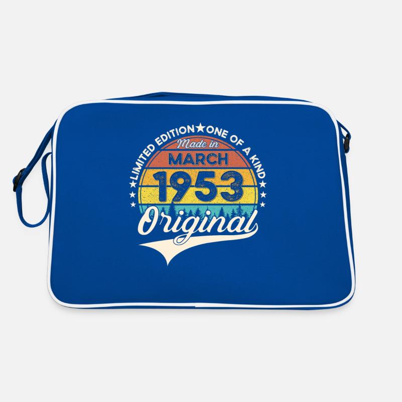 70e anniversaire Mann Original March Né en 1953 Sac Retro