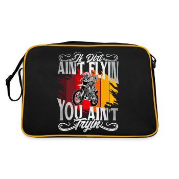 Motocross - Sac Retro - noir/or - Dos