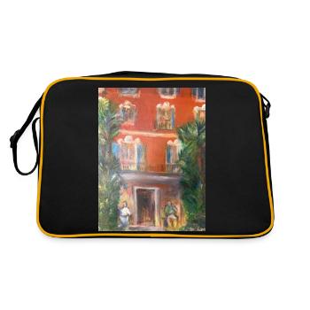 Villa d'été - Sac Retro - noir/or - Dos