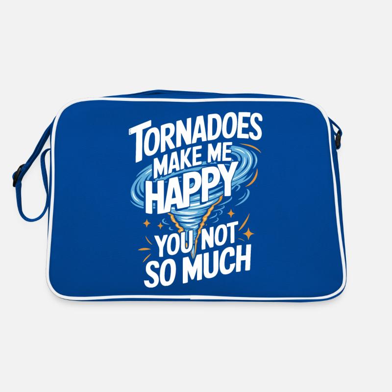 Storm Chasing Tornado Sturm Meteorologe Retro Tasche