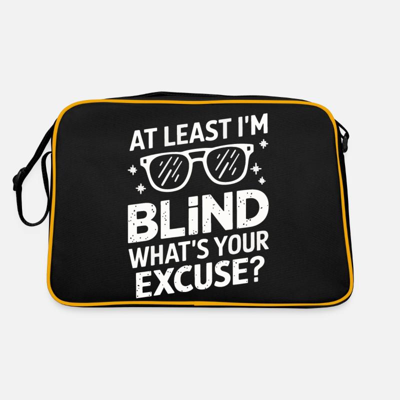 Blinde Blindheit Sehbehinderte Menschen Retro Tasche