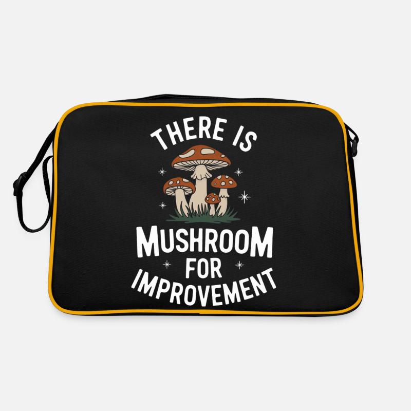 Champignons Champignons Champignon Champignon Sac Retro