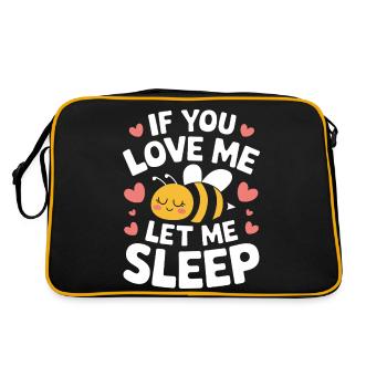 abeille abeille apicultrice abeille abeille - Sac Retro - noir/or - Dos
