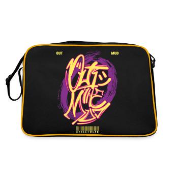 Graffiti urbain streetwear - Sac Retro - noir/or - Dos
