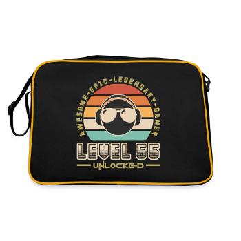 Level 55 - Sac Retro - noir/or - Dos