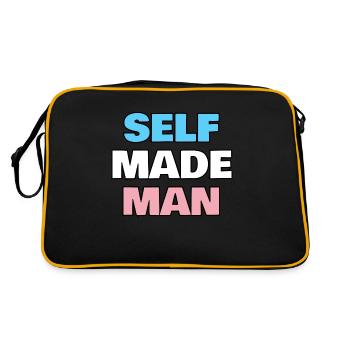 Self made man - Sac Retro - noir/or - Dos