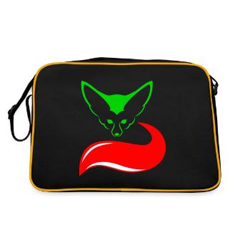 Le Fennec - Sac Retro - noir/or - Dos