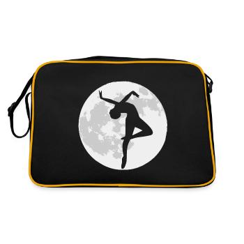 Danseuse avant la pleine lune - Sac Retro - noir/or - Dos