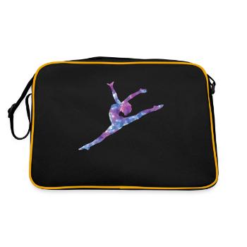 do gymnastics - Retro Bag - black/gold - Back