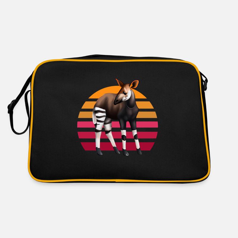 Süßes Okapi Retro Tasche
