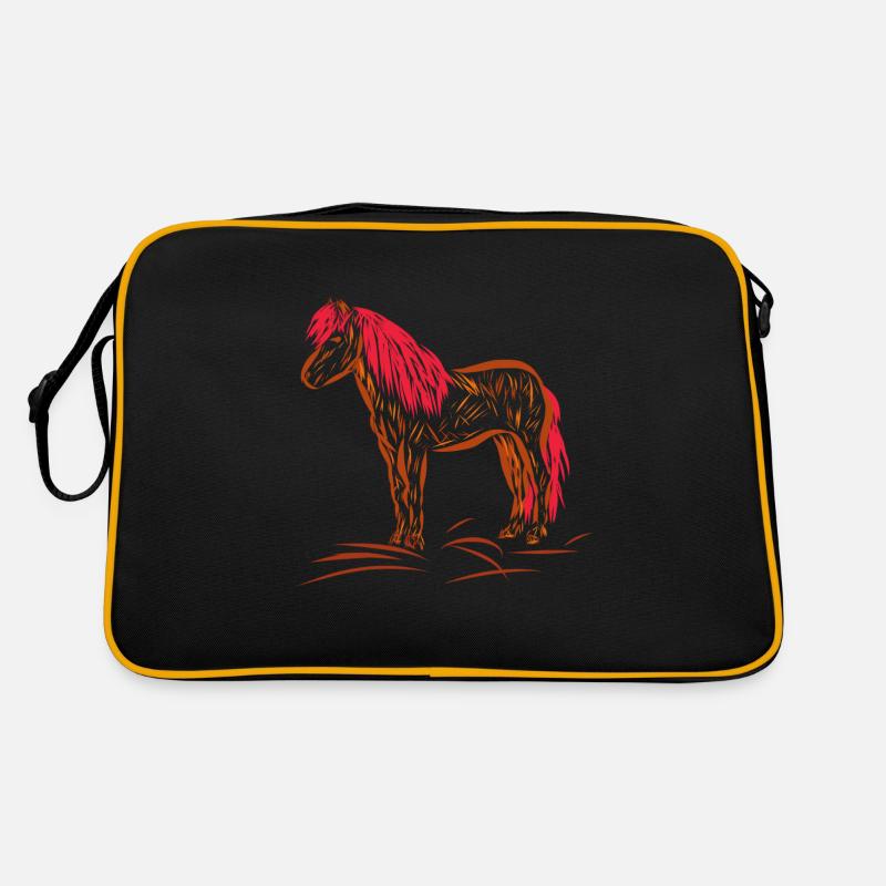 Pferd Retro Tasche