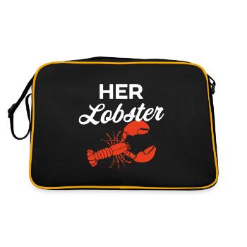 Her Lobster - Retro Bag - black/gold - Back