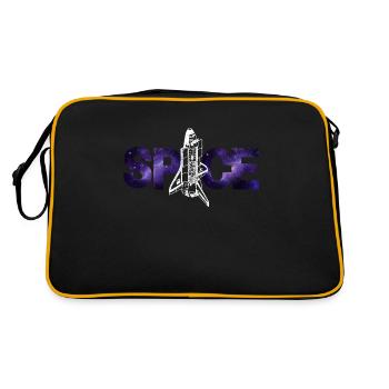 Space - Retro Bag - black/gold - Back